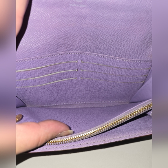 Authentic Louis Vuitton Murakami Black Multicolor Wallet RARE Lavender Interior - Picture 6 of 16